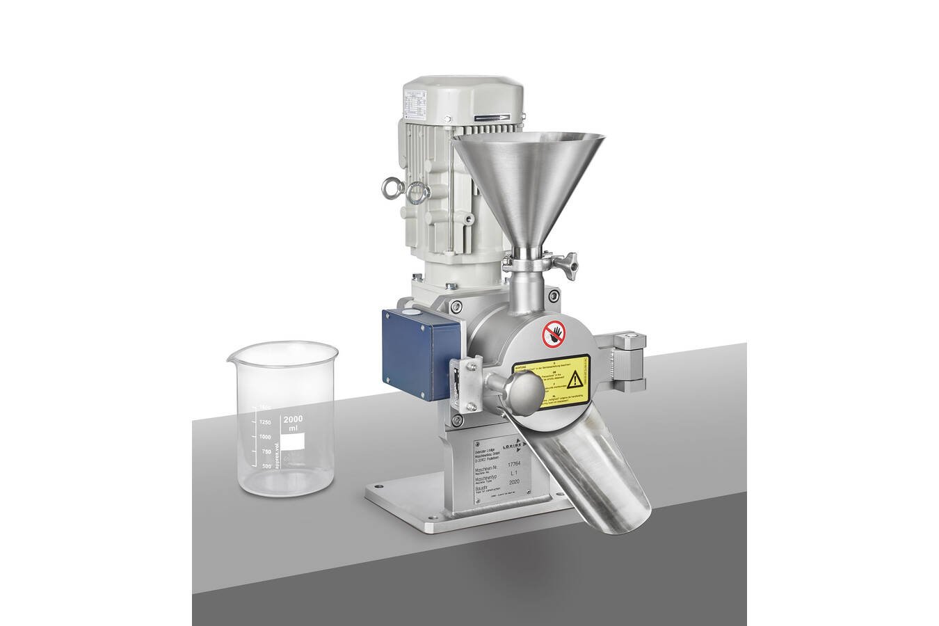 Lödige Ploughshare® laboratory mixer type L 1 Lödige builds the smallest machine in its company history