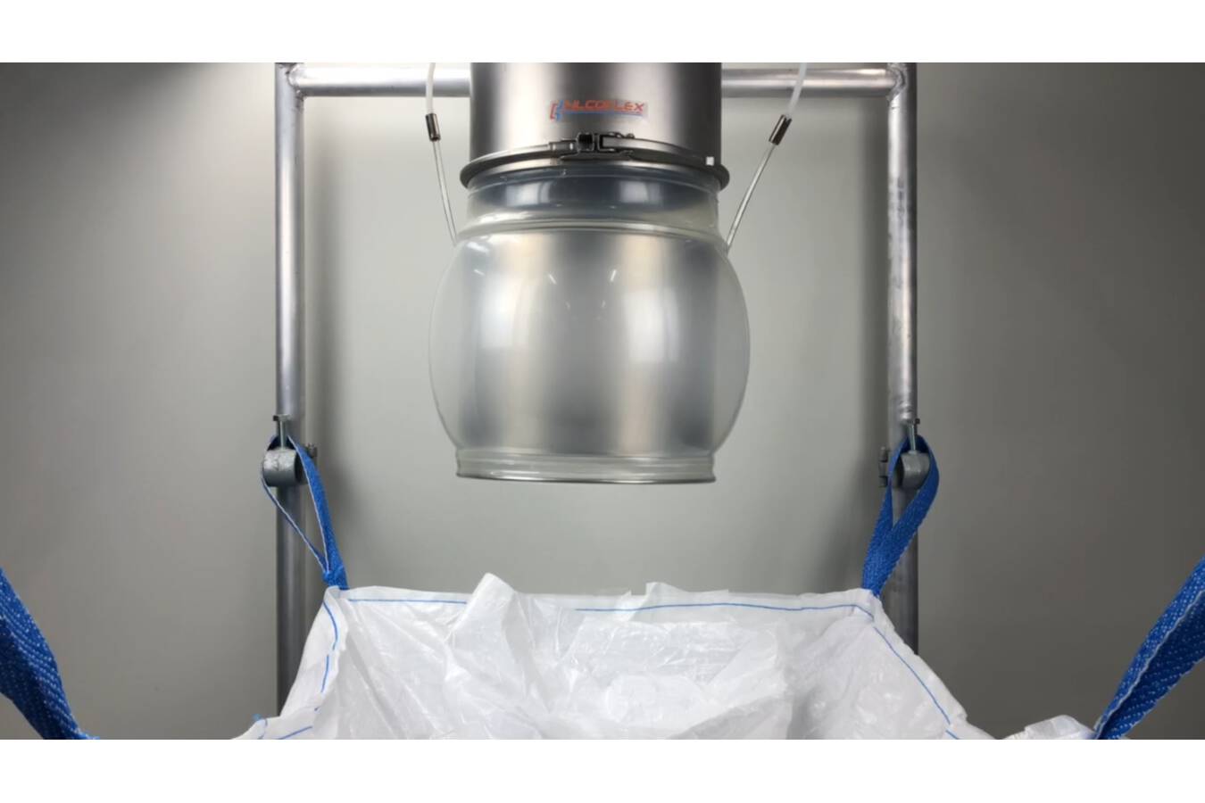 Hygienic inflatable Bulk Bag clamp seal in Polyurethane innovation bulk material handling