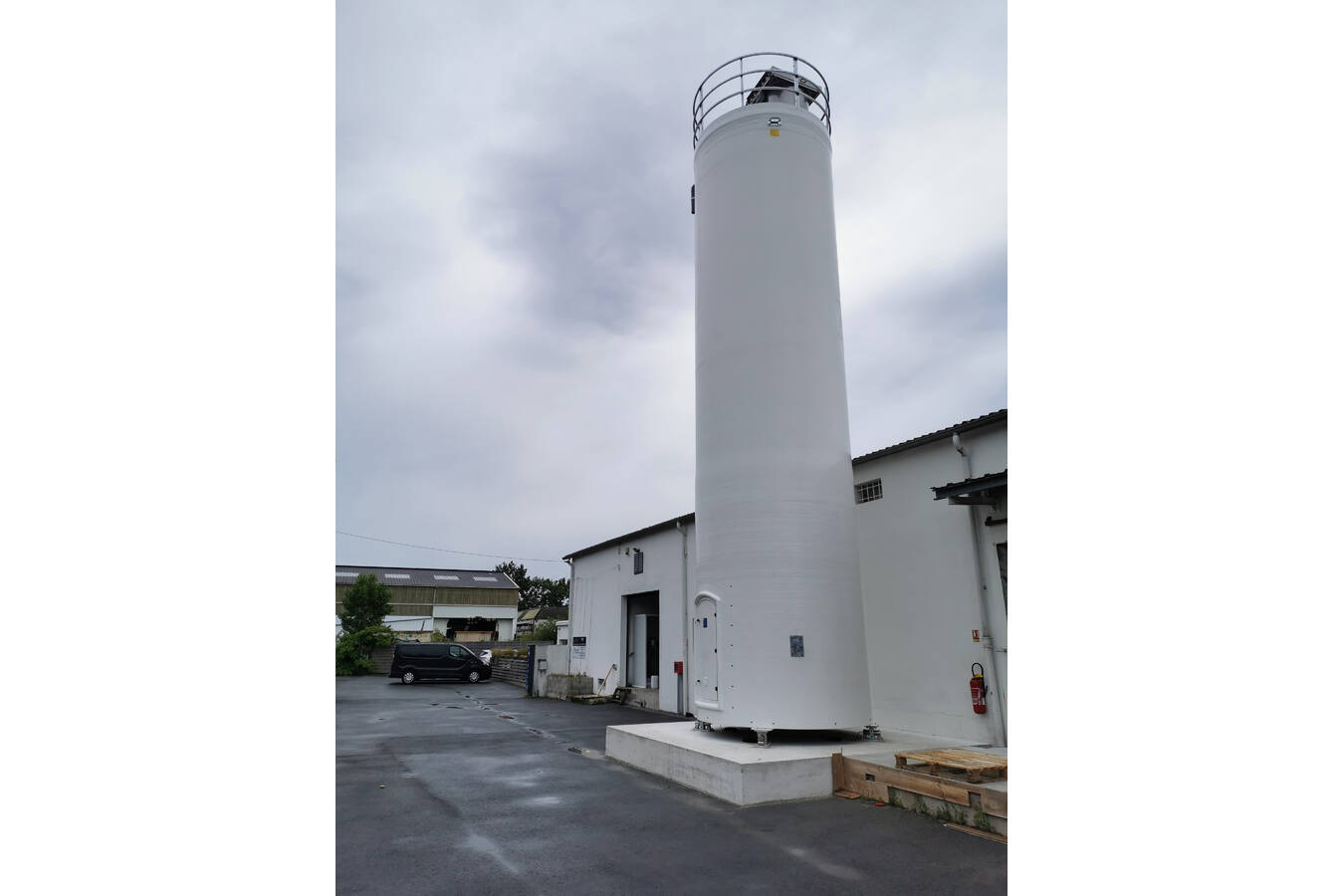 Silo for brewery in France 
