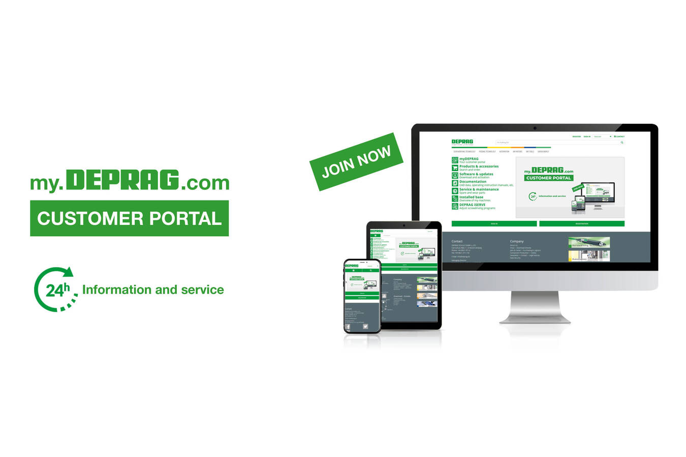 myDEPRAG customer portal