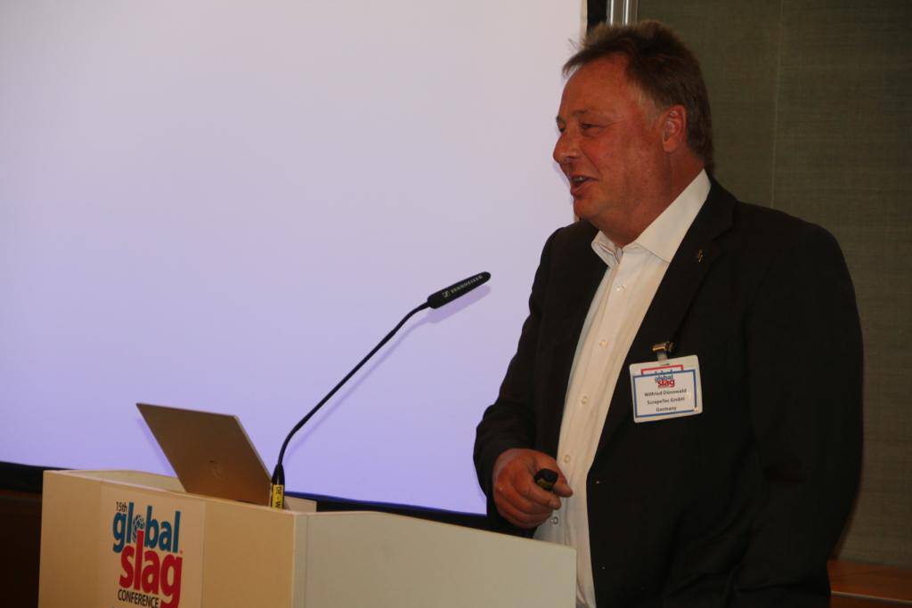 Mr Dünnwald at the 15th Global Slag Conference