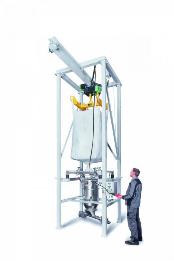 AZO Modular big bag discharge station cost-effective and versatile