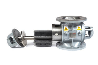 Gericke RotaVal EHDM rotary valve designed for abrasive powders 