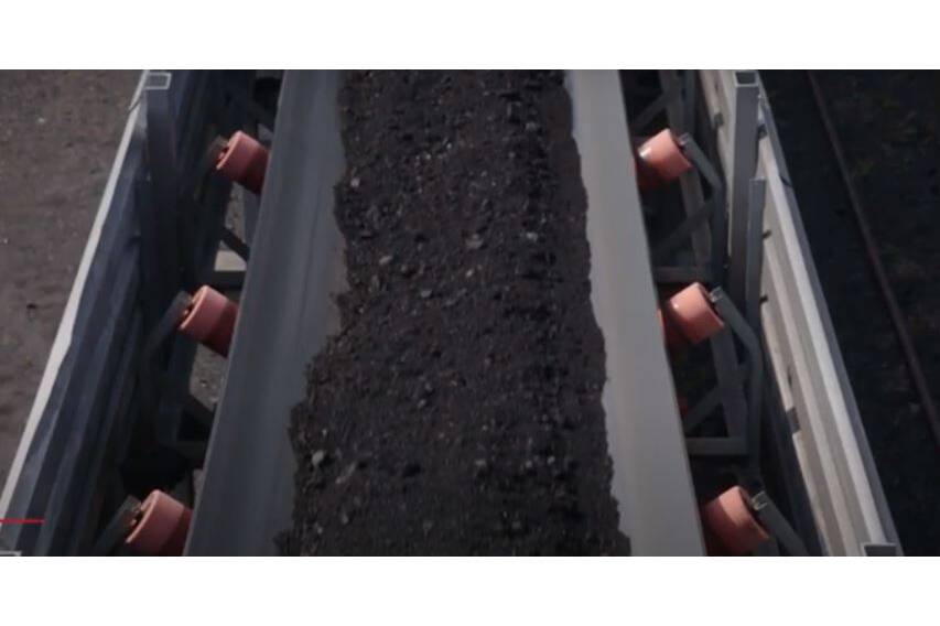 Uncentered loading of coal on belt conveyor may lead to misalignment